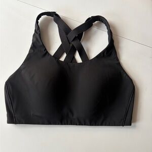 Lululemon Women's Black Crisscross Sports Bra